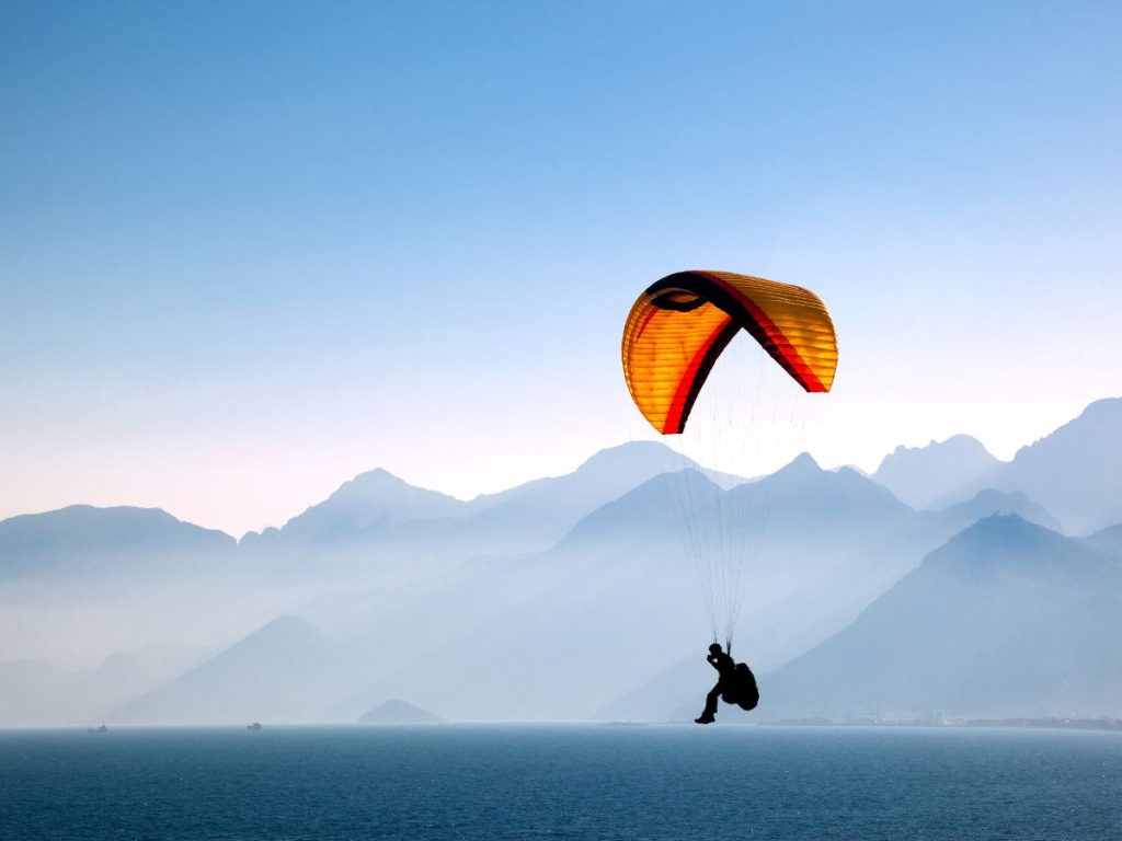 Paragliding in Borneo