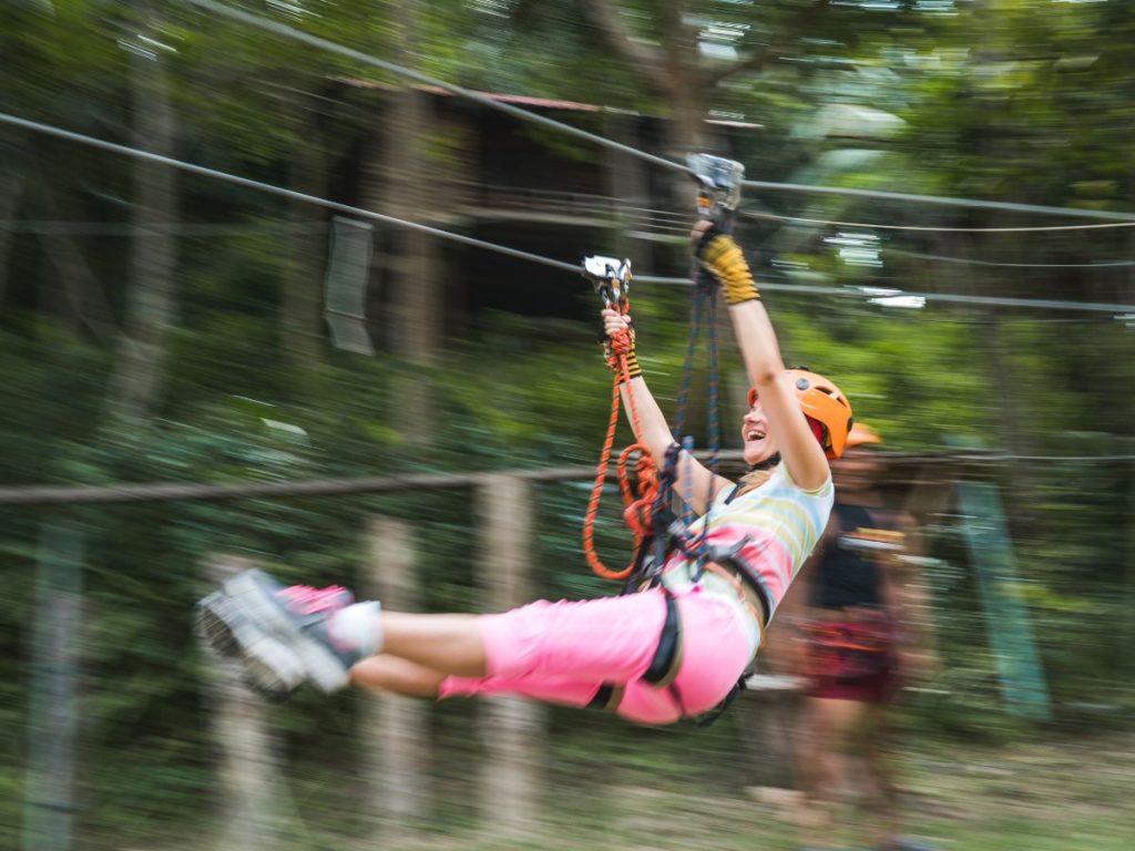 Zip-Lining Over Borneo’s Rainforest Canopy