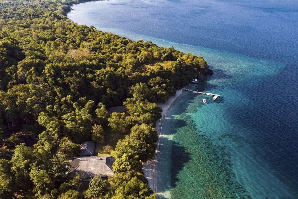 Moyo Islands from above