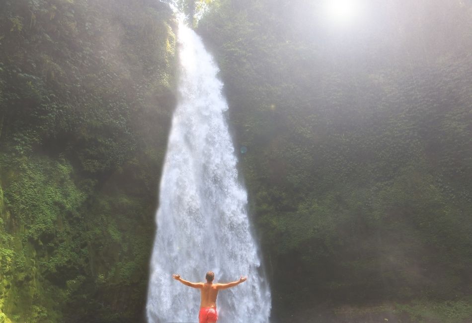 Nungnung waterfall in bali