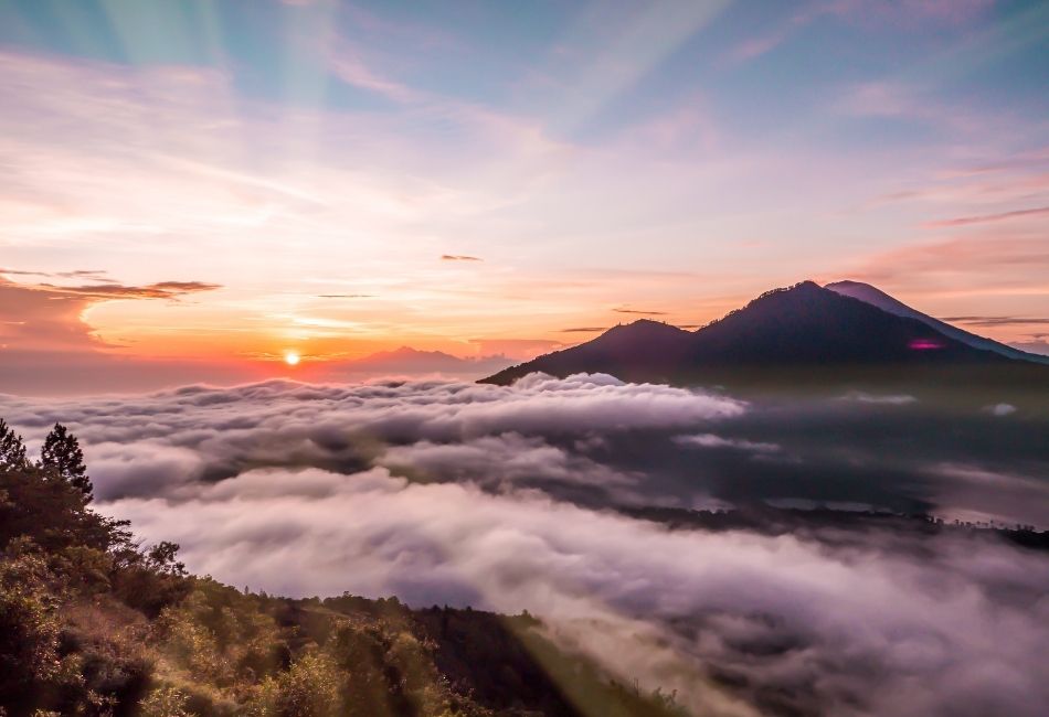 Sunrise from the Mount Batur